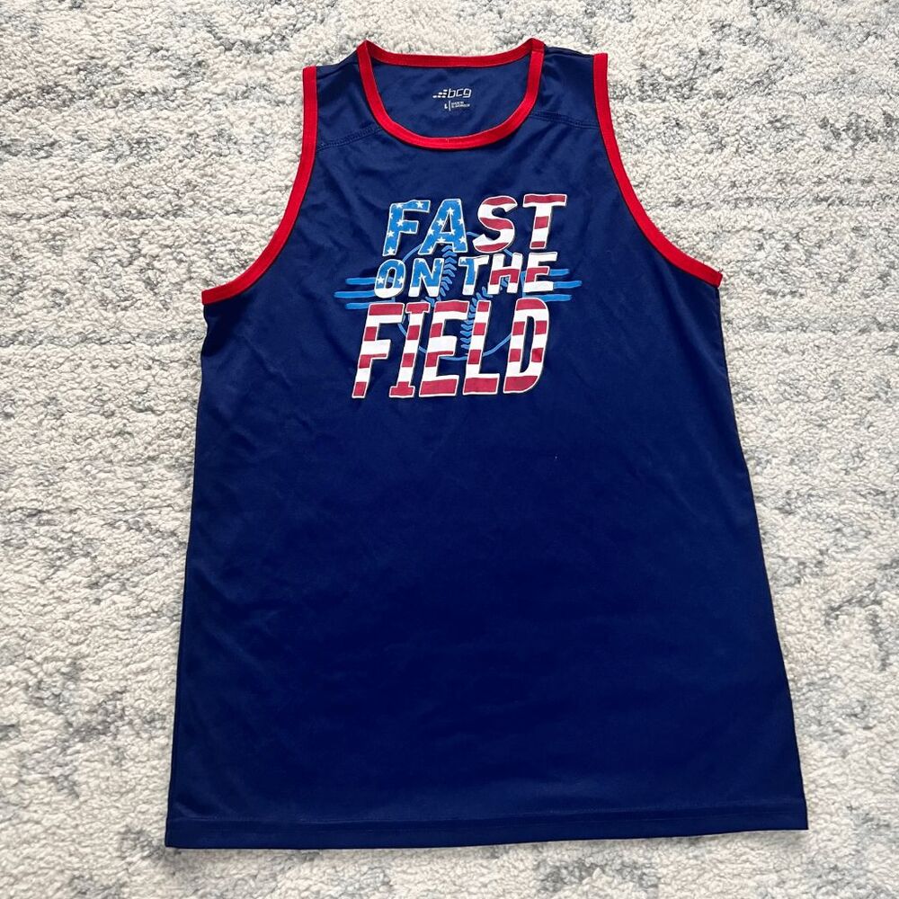BCG Navy 'Fast on the Field' Tank Size L